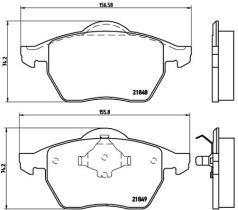 BREMBO P85039 - PASTILLA DE FRENO