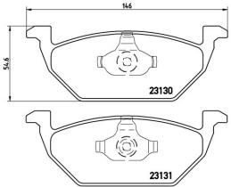 BREMBO P85041 - PASTILLA DE FRENO