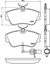 BREMBO P85050 - PASTILLA DE FRENO