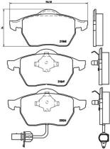 BREMBO P85060 - PASTILLA DE FRENO