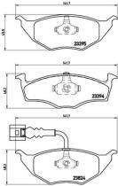 BREMBO P85063 - PASTILLA DE FRENO