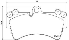 BREMBO P85065 - PASTILLA DE FRENO