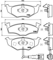 BREMBO P85071 - PASTILLA DE FRENO