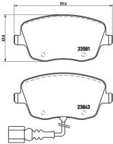 BREMBO P85077 - PASTILLA DE FRENO