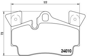 BREMBO P85088 - PASTILLA DE FRENO