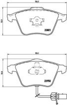 BREMBO P85097 - PASTILLA DE FRENO