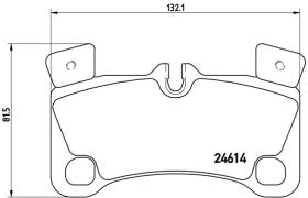 BREMBO P85103 - PASTILLA DE FRENO