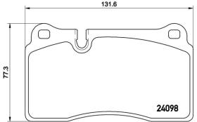 BREMBO P85110 - PASTILLA DE FRENO