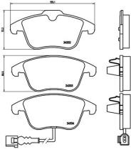 BREMBO P85112 - PASTILLA DE FRENO