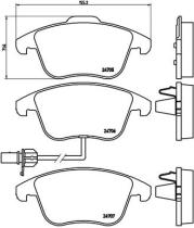 BREMBO P85113 - PASTILLA DE FRENO