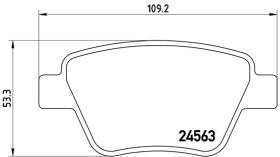 BREMBO P85114 - PASTILLA DE FRENO