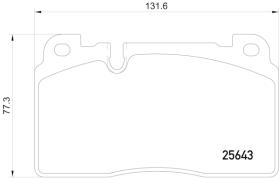 BREMBO P85122 - PASTILLA DE FRENO