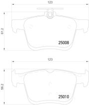 BREMBO P85125 - PASTILLA DE FRENO