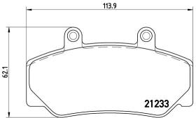 BREMBO P86006 - PASTILLA DE FRENO