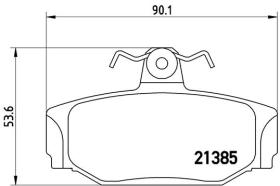 BREMBO P86009 - PASTILLA DE FRENO