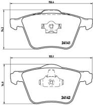 BREMBO P86018 - PASTILLA DE FRENO