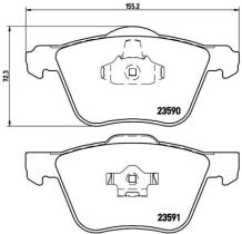 BREMBO P86022 - PASTILLA DE FRENO