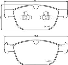 BREMBO P86023 - PASTILLA DE FRENO