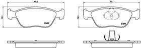 BREMBO P86024 - PASTILLA DE FRENO