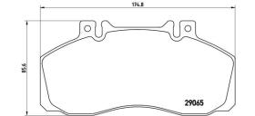 BREMBO PA6008 - PASTILLA DE FRENO