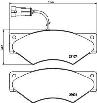 BREMBO PA6018 - PASTILLA DE FRENO