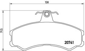 BREMBO PA6024 - PASTILLA DE FRENO