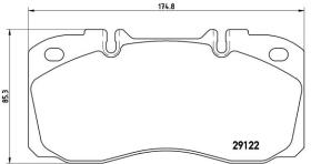 BREMBO PA6025 - PASTILLA DE FRENO