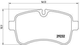 BREMBO PA6027 - PASTILLA DE FRENO