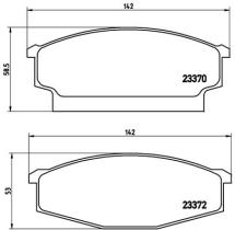 BREMBO PB1001 - PASTILLA DE FRENO