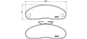 BREMBO PB7001 - PASTILLA DE FRENO