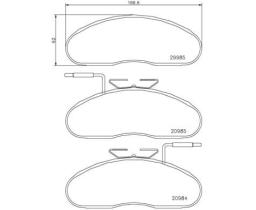 BREMBO PB7002 - PASTILLA DE FRENO