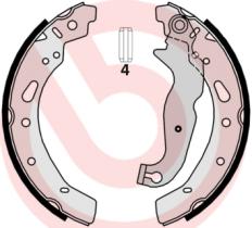 BREMBO S24540 - ZAPATA DE FRENO