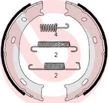 BREMBO S50510 - ZAPATA DE FRENO