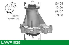 LUCAS LAWP1025 - BOMBA DE AGUA