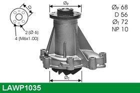 LUCAS LAWP1035 - BOMBA DE AGUA