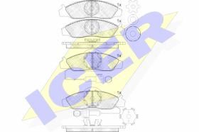 ICER 141237 - PASTILLAS DE FRENO