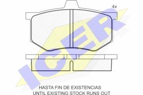 ICER 180184 - PASTILLAS DE FRENO