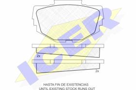 ICER 180272 - PASTILLAS DE FRENO