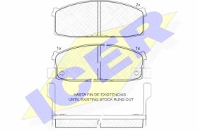 ICER 180520 - PASTILLAS DE FRENO