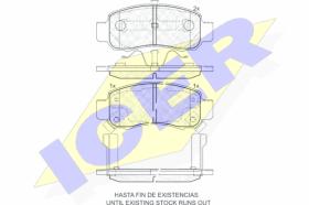 ICER 181609 - PASTILLAS DE FRENO