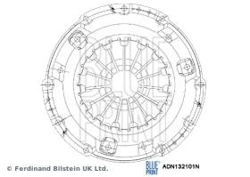 BLUE PRINT ADN132101N - MAZA DE EMBRAGUE