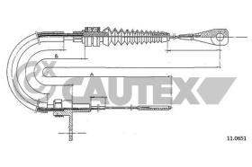 CAUTEX 465720 - MANDO ACELERADOR