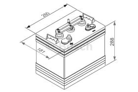 BOSCH 0092L50G40 - BATERIA DE ARRANQUE PB