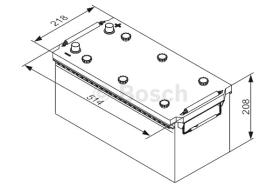 BOSCH 0092T30430 - BATERIA DE ARRANQUE PB