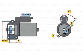 BOSCH 0001109069 - MOTOR DE ARRANQUE