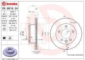 BREMBO 09961824 - DISCO DE FRENO