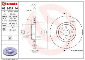 BREMBO 09962414 - DISCO DE FRENO