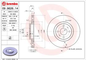 BREMBO 09962614 - DISCO DE FRENO