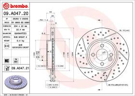 BREMBO 09A04720 - DISCO DE FRENO