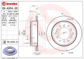 BREMBO 09A33420 - DISCO DE FRENO